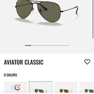 Ray-Ban Aviator Classic Sunglasses (polarized)